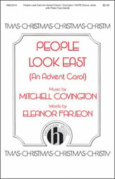 People Look East SATB choral sheet music cover